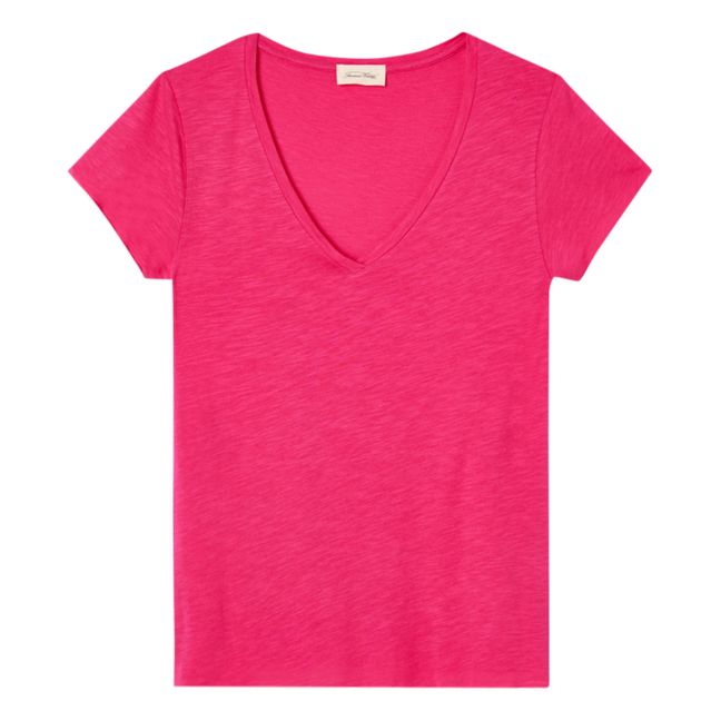 Jacksonville V-Neck T-Shirt | Rosa