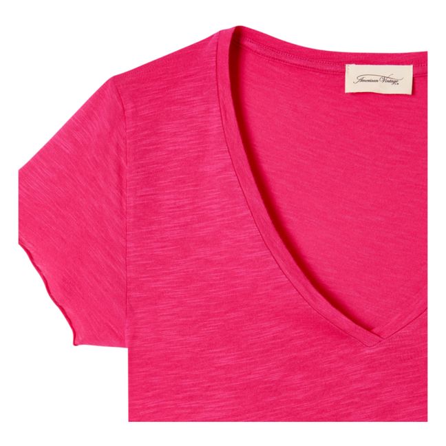 Jacksonville V-Neck T-Shirt | Rosa