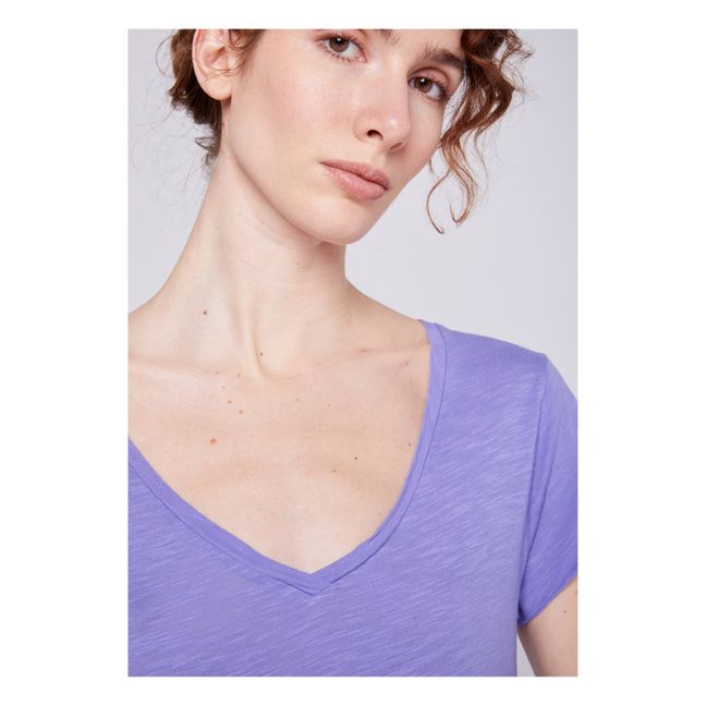Jacksonville V-Neck T-Shirt | Violett