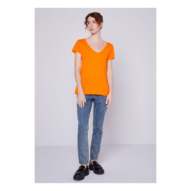 Jacksonville V-Neck T-Shirt | Arancione