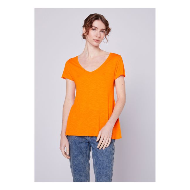 Jacksonville V-Neck T-Shirt | Arancione