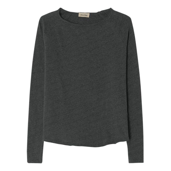T-shirt Manches Longues Col Bateau Sonoma | Noir