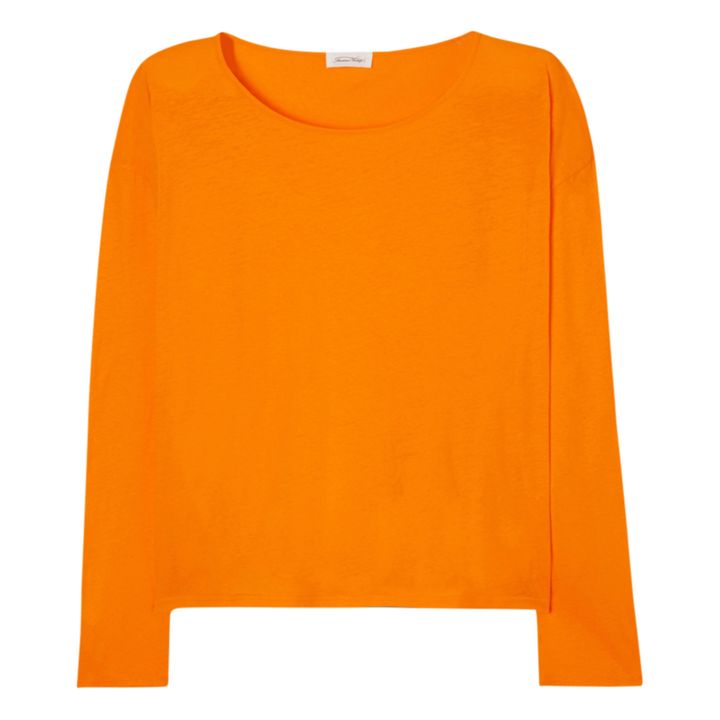 Aksun Long Sleeve Crew Neck T-Shirt | Naranja- Imagen del producto n°0