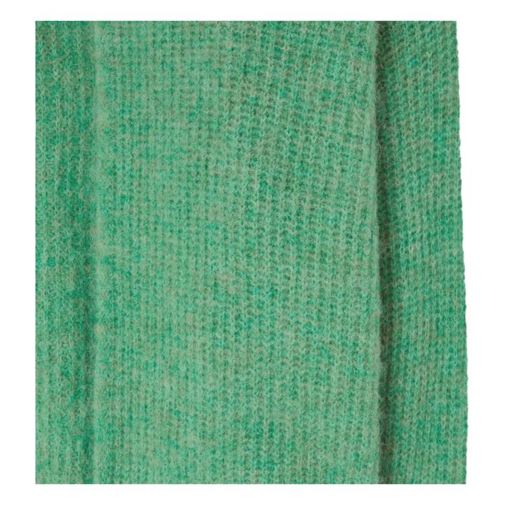 East Alpaca Wool Shawl Collar Cardigan | Verde- Imagen del producto n°3