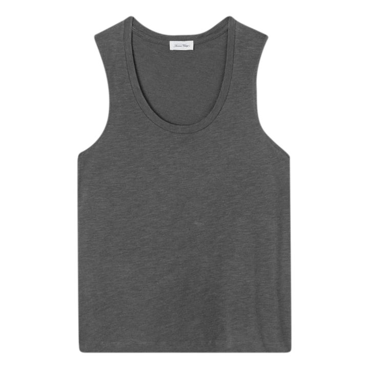 Jacksonville U-Neck Tank Top | Grigio antracite chino- Imagen del producto n°0