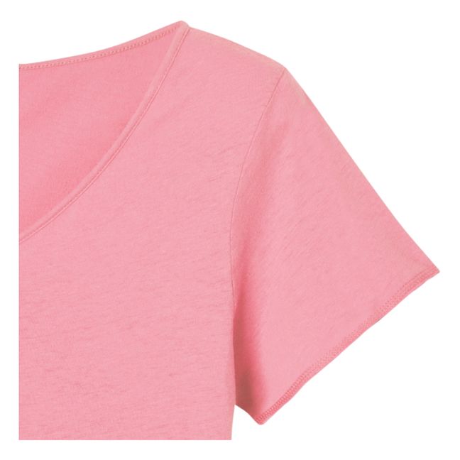 Aksun V-Neck T-Shirt | Rosa