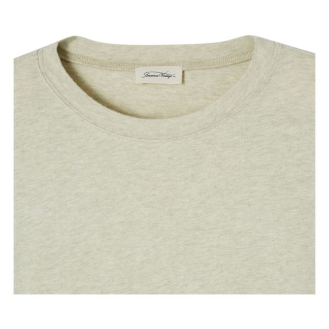 T-shirt Manches Longues Col Bateau Ypawood | Vert Tilleul