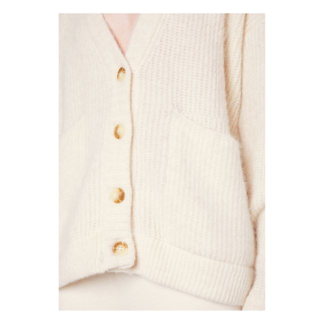 Cárdigan East Alpaca | Crudo color natural