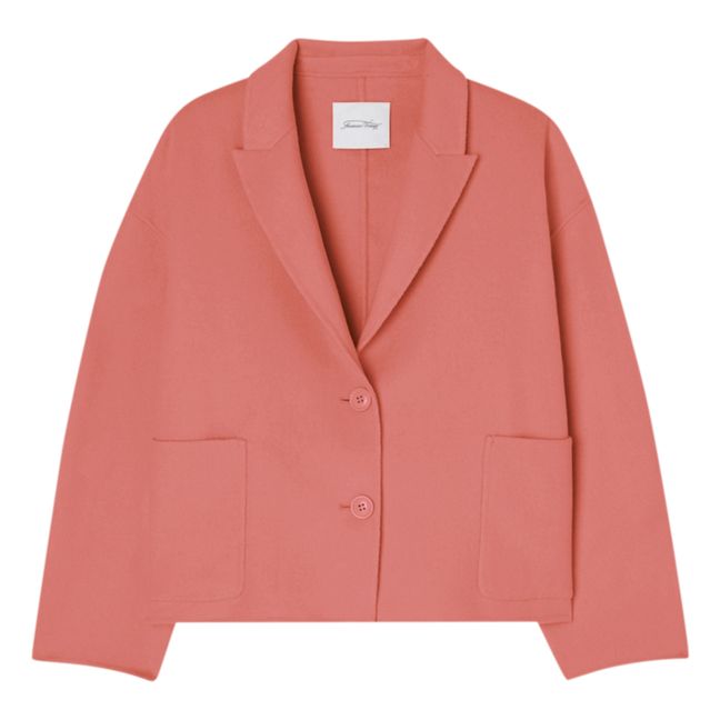 Dadoulove Short Wool Coat | Rosa Litchi
