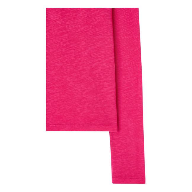 Jacksonville Long Sleeve U-Neck T-Shirt | Pink