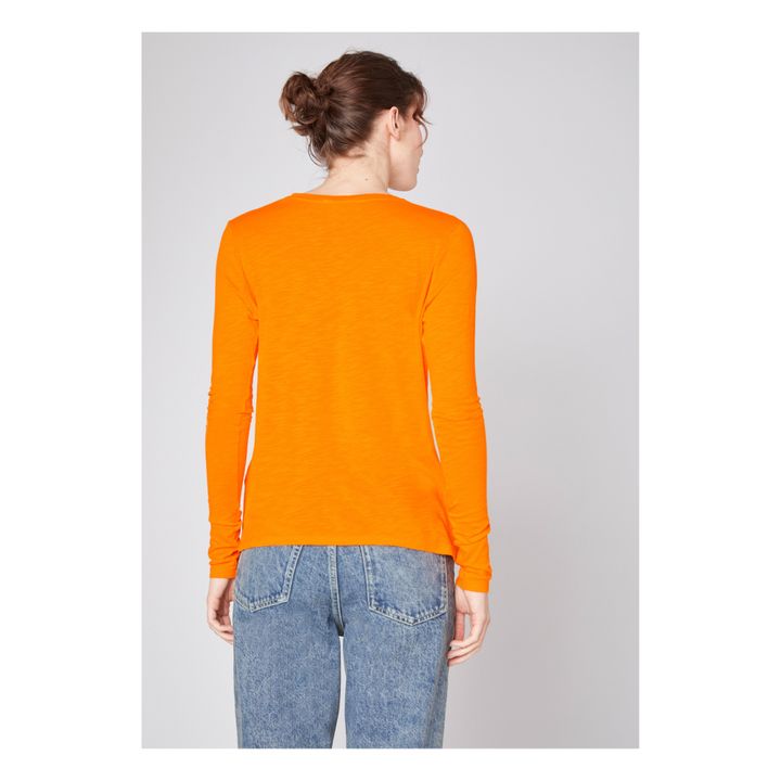 Jacksonville Long Sleeve U-Neck T-Shirt | Naranja- Imagen del producto n°5