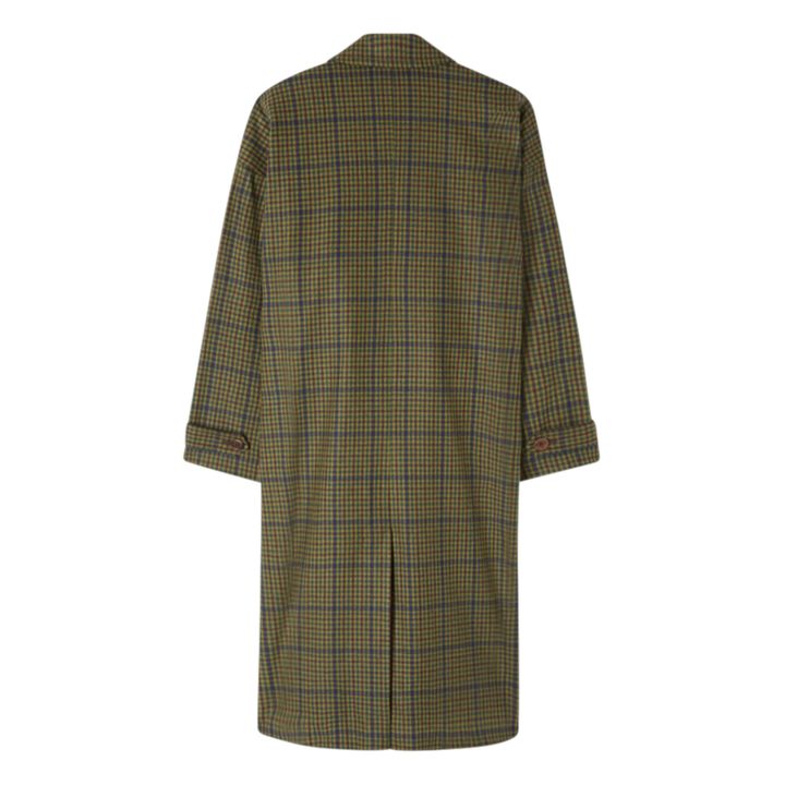 Nelabird Tartan Wool Coat | Marrón- Imagen del producto n°3