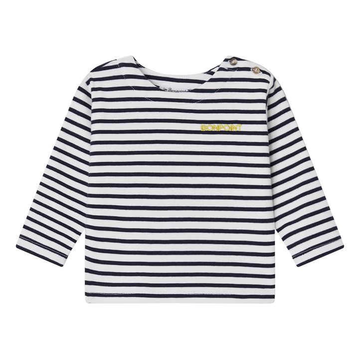 Whirlwind Striped T-shirt | Azul Marino- Imagen del producto n°0