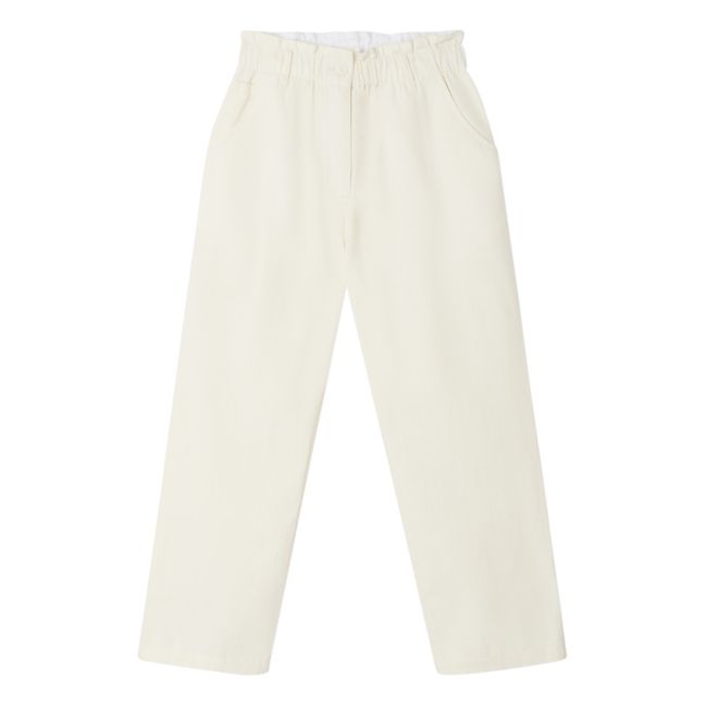 Pantalon Chambray Sonie | Ecru