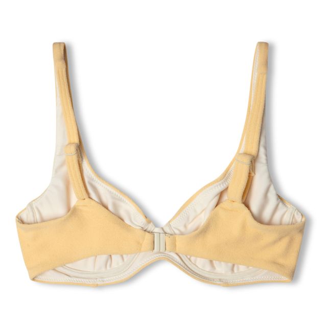 Top bikini Butter in spugna | Giallo