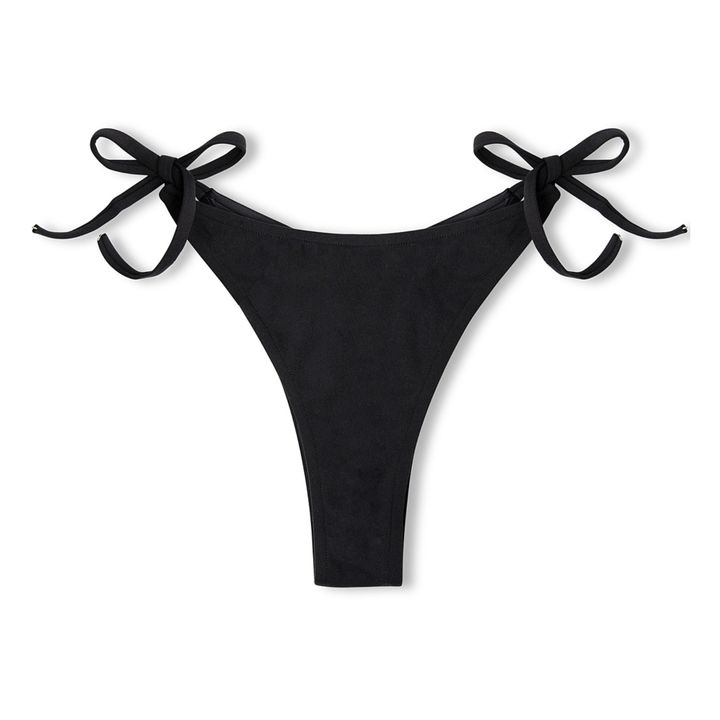 Tie-Up Bikini Bottoms | Negro- Imagen del producto n°4