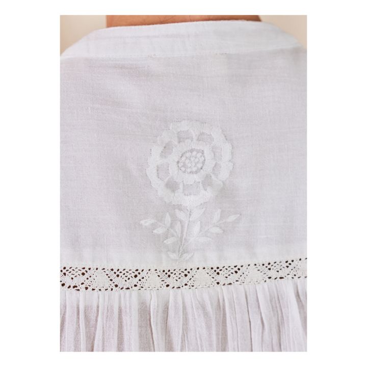 Tali Embroidered Top | Bianco- Immagine del prodotto n°4