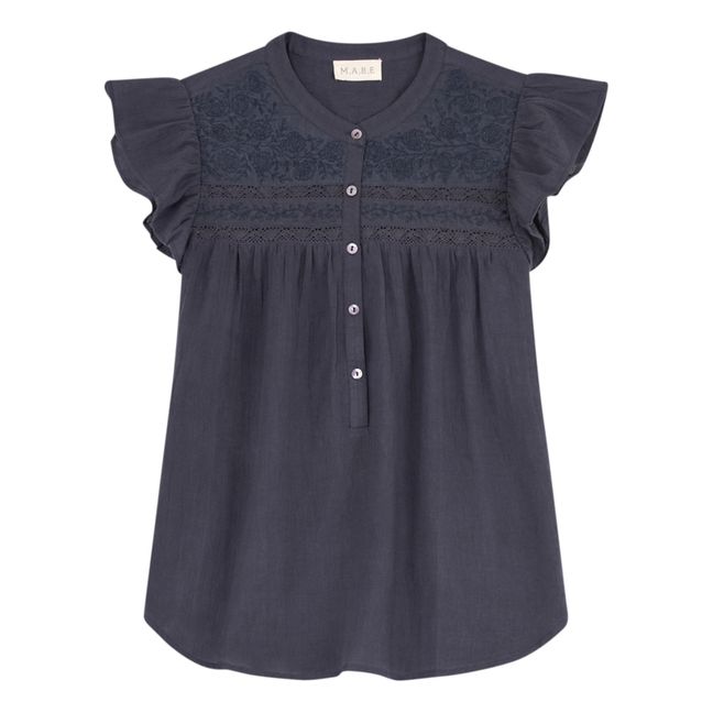 Top Tali Broderies | Noir