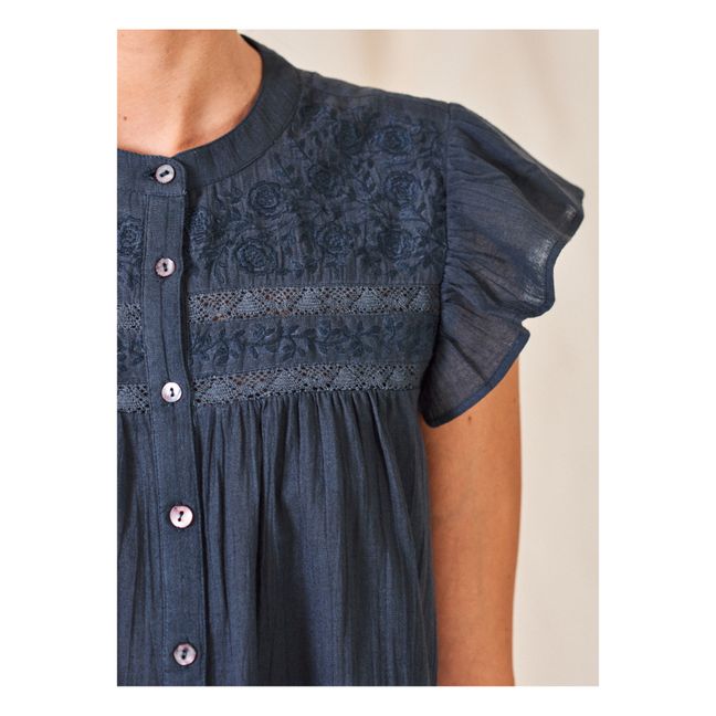 Tali Embroidered Top | Negro