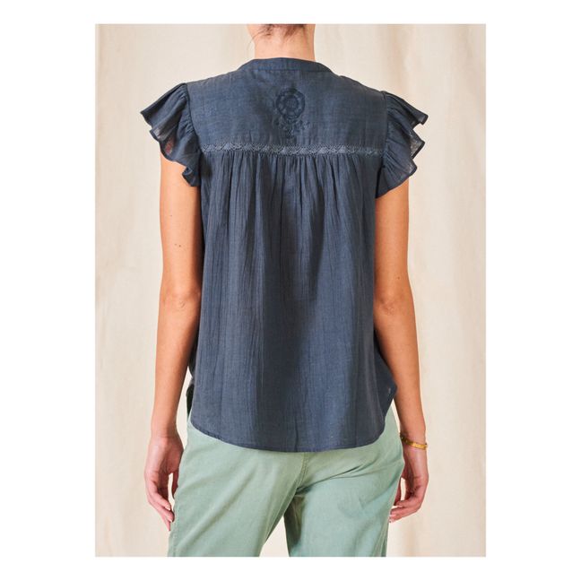 Tali Embroidered Top | Negro