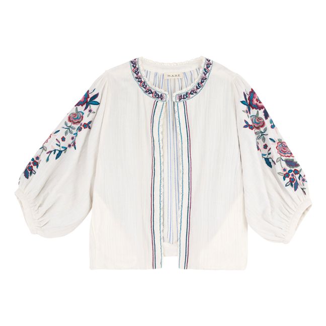 Veste Carmel Broderies | Ecru