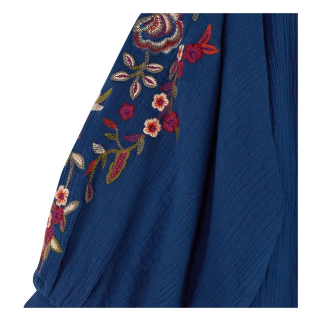 Carmel Embroidered Jacket | Navy blue