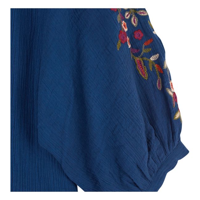 Carmel Embroidered Jacket | Blu marino