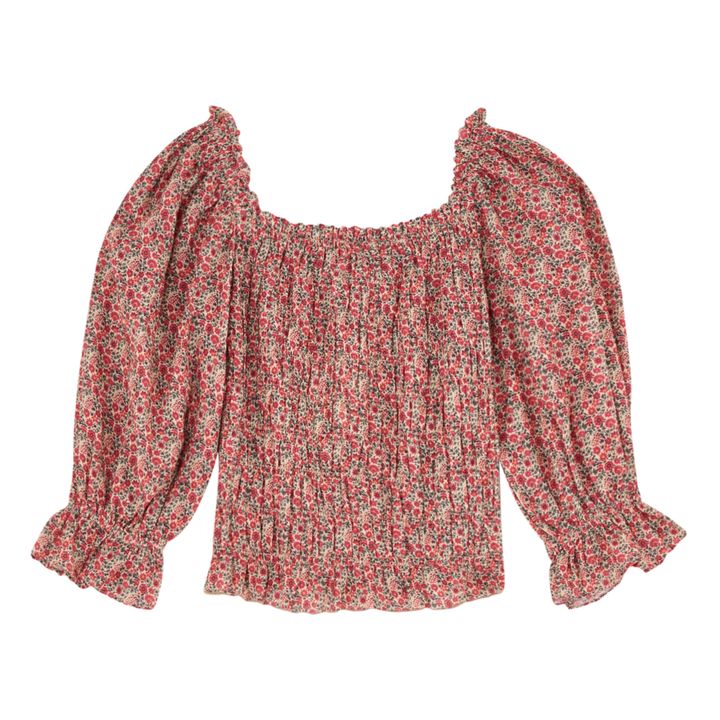 Lana Blouse | Red- Product image n°0