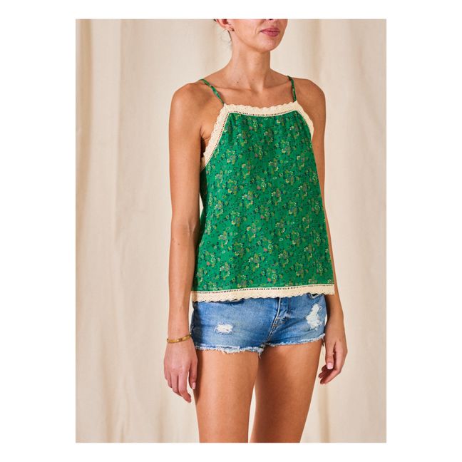 Edie Camisole Top | Green