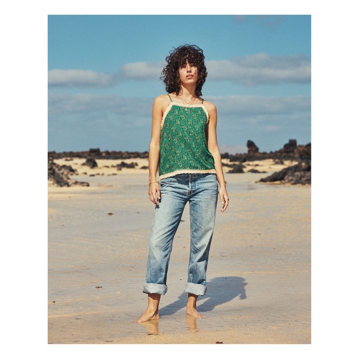 Edie Camisole Top | Verde- Immagine del prodotto n°5