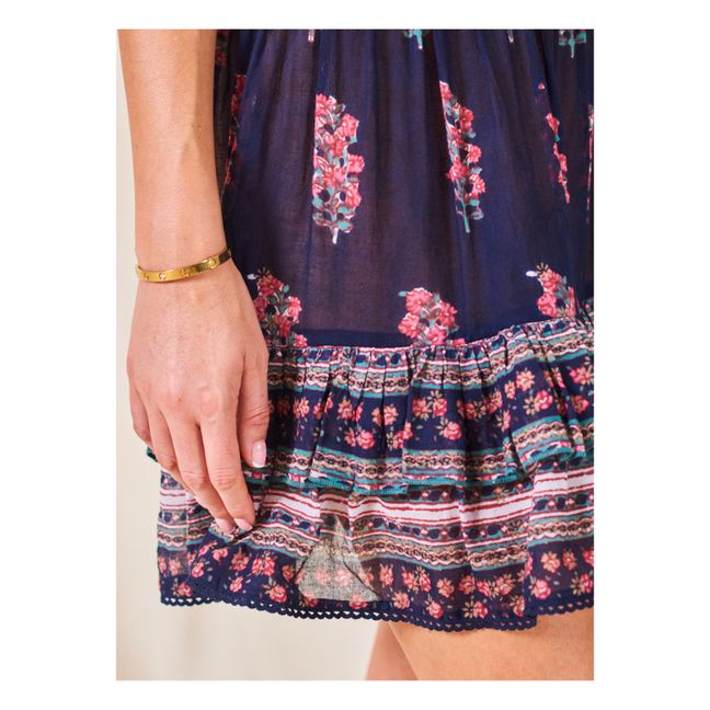 Flori Sundress | Azul índigo