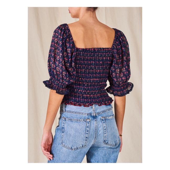 Flori Top | Blu  indaco
