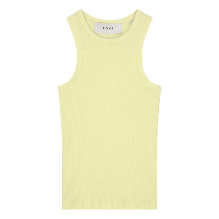 Low Ribbed Tank Top | Amarillo- Imagen del producto n°0