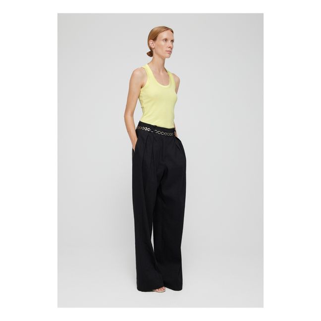 Low Ribbed Tank Top | Amarillo