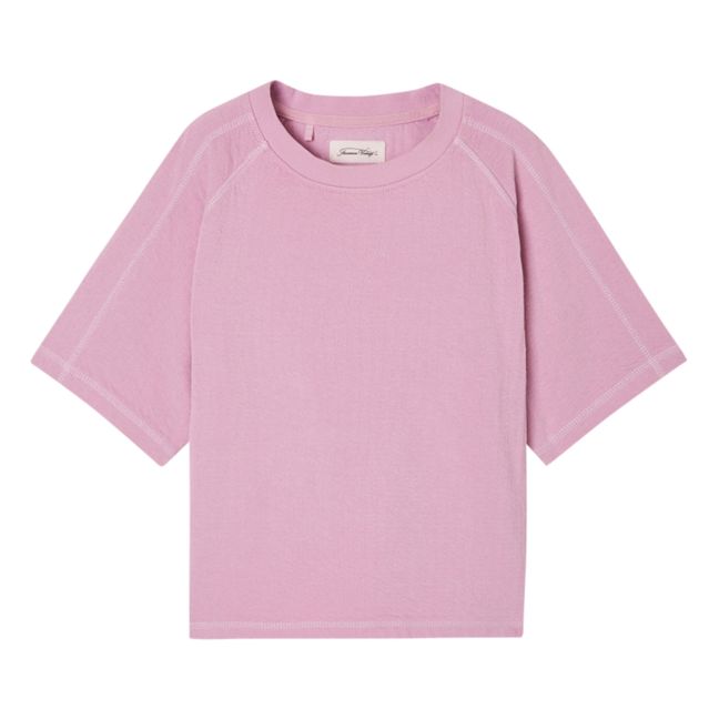 Sweat Uni Col Rond | Rosa