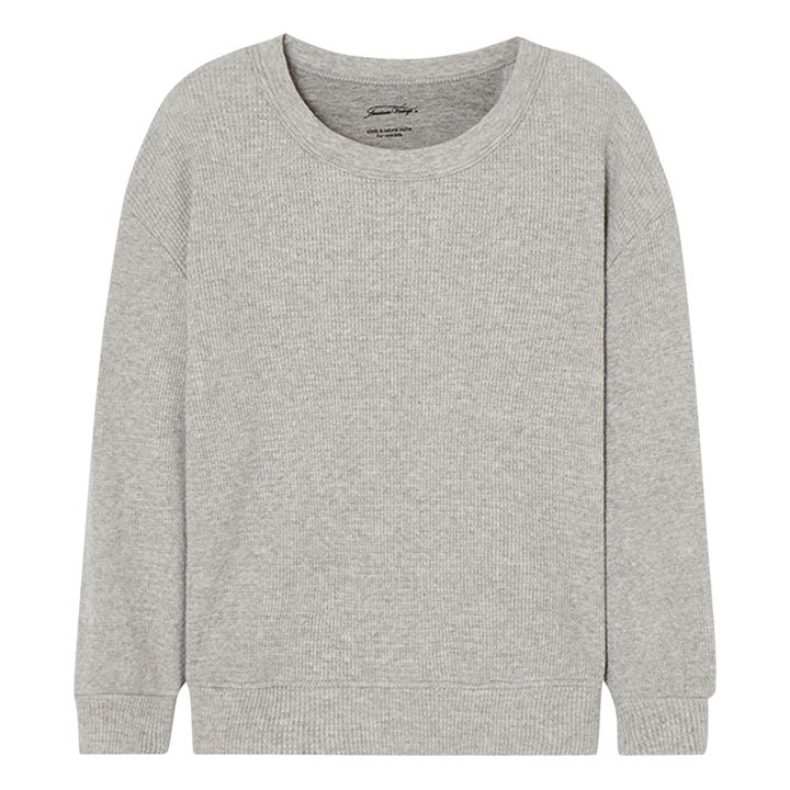 Long Sleeve Boule T-Shirt | Gris Jaspeado- Imagen del producto n°0