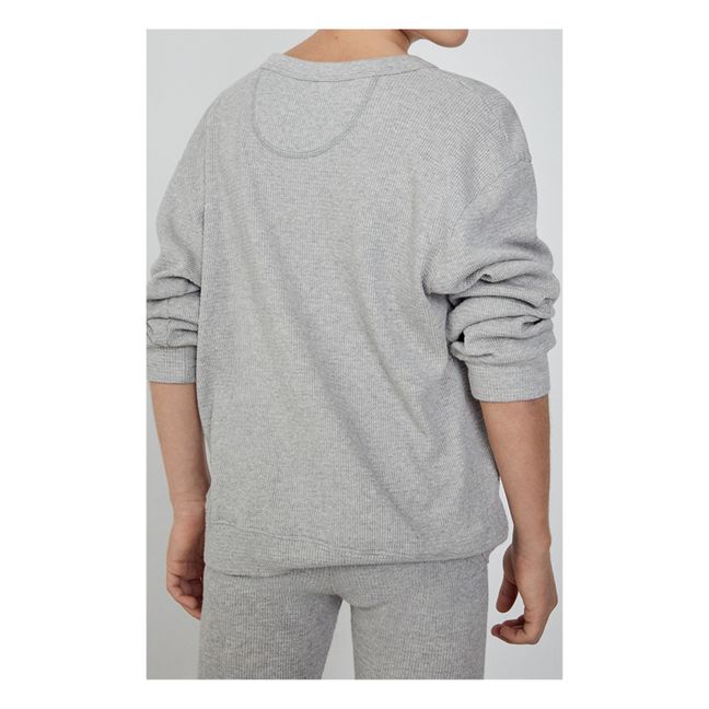 Long Sleeve Boule T-Shirt | Gris Jaspeado
