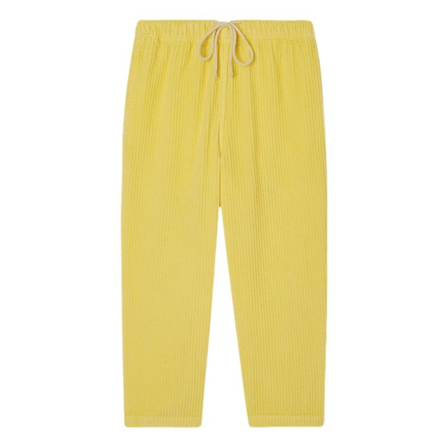 Pantalon Uni Coton Bio | Amarillo