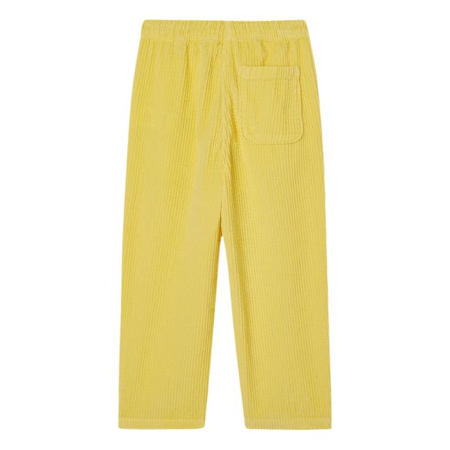 Plain Organic Cotton Pants | Yellow