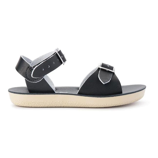 Sandales Cuir Waterproof Surfer | Noir