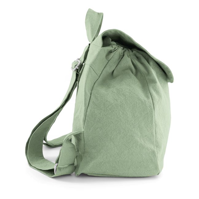 Backpack Georges en coton recyclé | Verde acqua