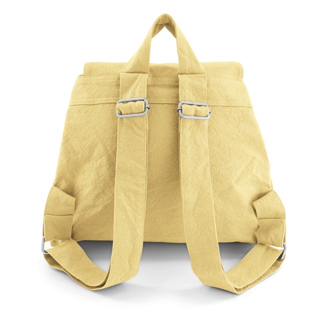Zaino, modello: Georges, in cotone riciclato | Giallo chiaro
