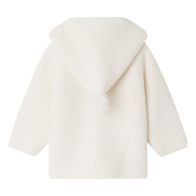 Atexane Wool and Cotton Coat | Ecru