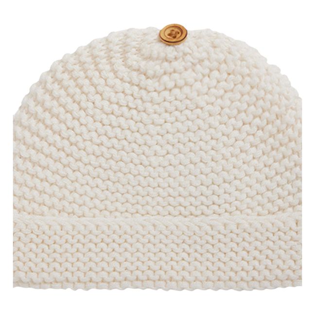 Bonnet Laine et Coton Barbo | Ecru