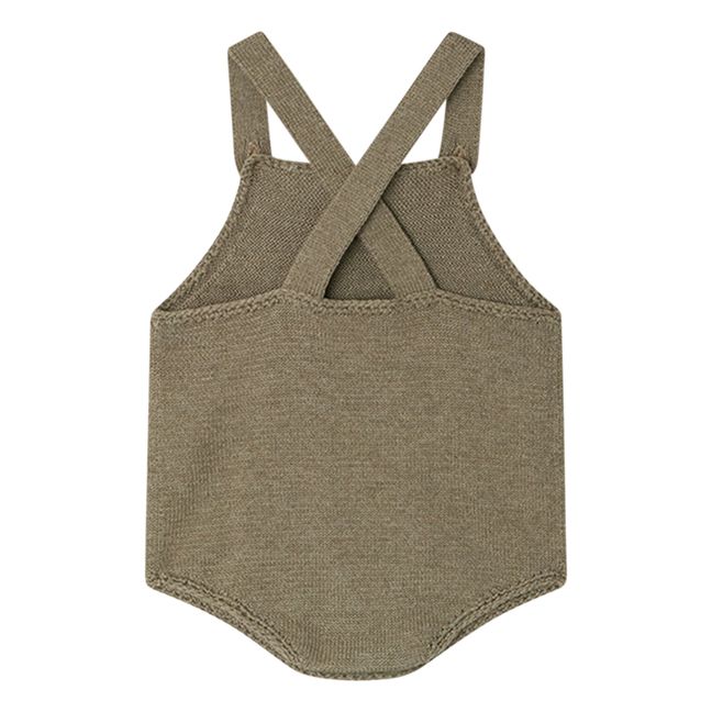 Barboteuse Coton et Cachemire Tonie | Taupe