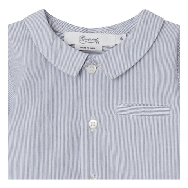 Louis Striped Shirt | Blue