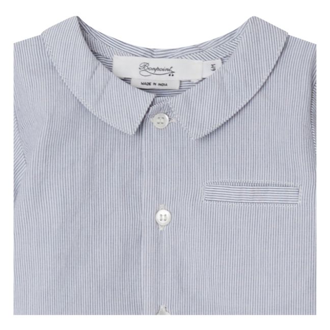 Chemise Rayée Louis | Bleu