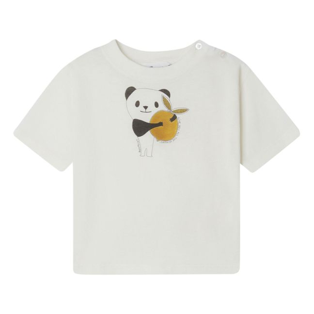 T-Shirt Panda Cai | Ecru