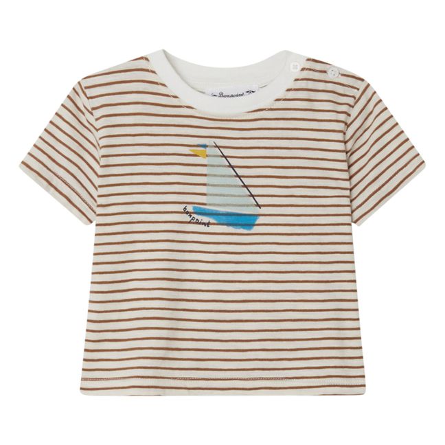 Cai Striped Boat T-Shirt | Karamel