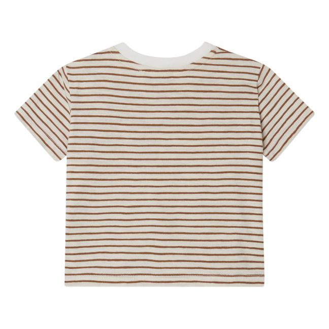 Cai Striped Boat T-Shirt | Caramelo